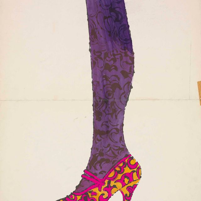 Andy Warhol — Ботинок и нога