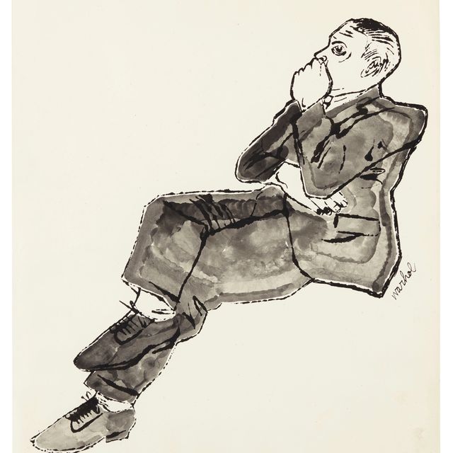 Andy Warhol — Без названия (Сидящий джентльмен)