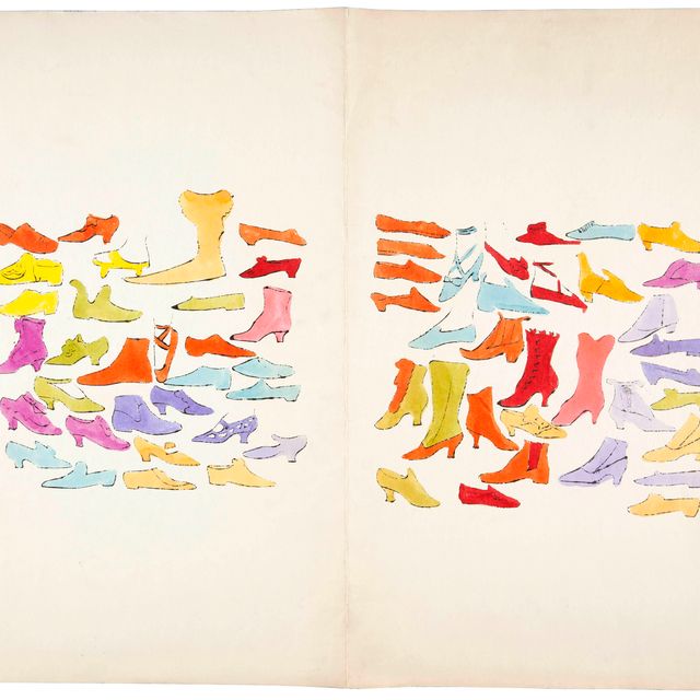 Andy Warhol — Исследование качества обуви: оборотная и обратная стороны обложки (см. F. & S. IV.69A-84A)
