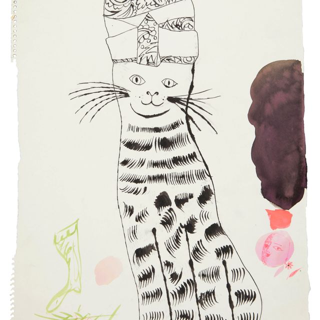 Andy Warhol — Кот в тюрбане