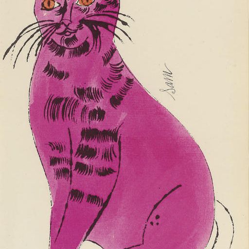 Andy Warhol — Сэм (от 25 кошек по имени Сэм и одной голубой киски)
