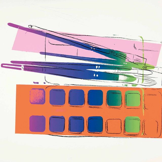 Andy Warhol — Набор акварельных красок с кистями (см. F. & S. IIIA.33[a])