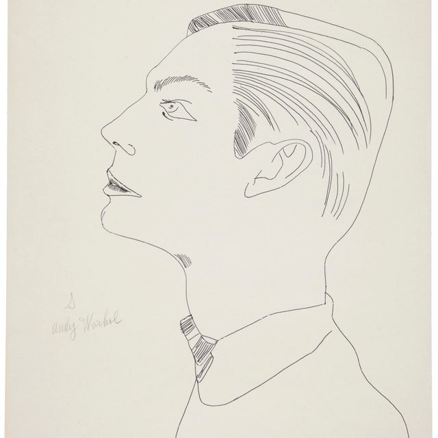 Andy Warhol — Профиль молодого человека