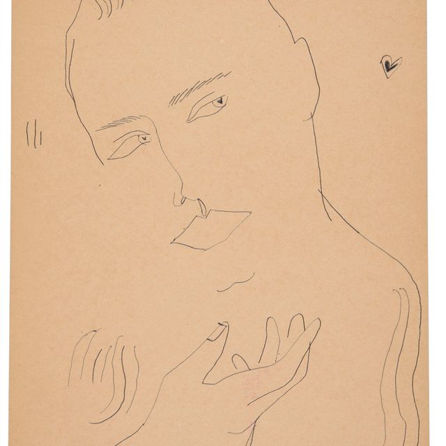 Andy Warhol — Молодой человек с сердцем