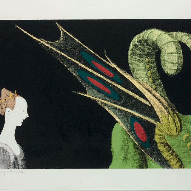 Andy Warhol — Детали картин эпохи Возрождения (Паоло Уччелло, "Святой Георгий и дракон") (F. & S. II.324)
