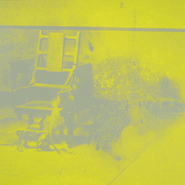 Andy Warhol — Электрические стулья: одна тарелка