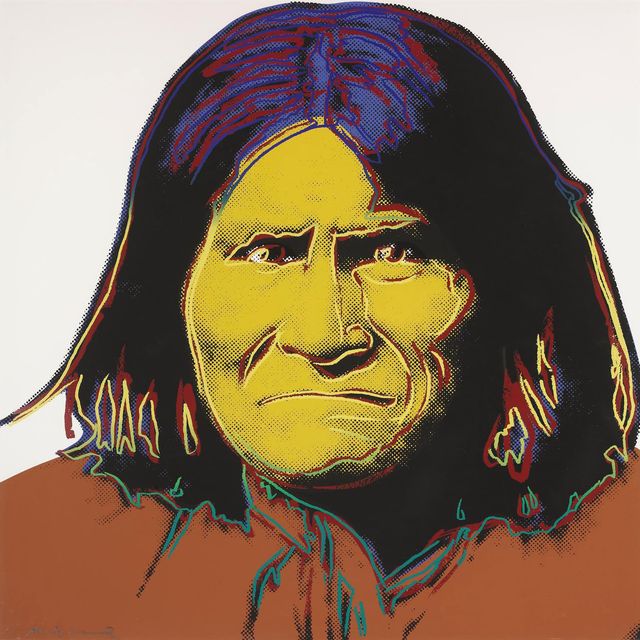 Andy Warhol — Джеронимо, из фильма "Ковбои и индейцы" (F. & S. II.384)