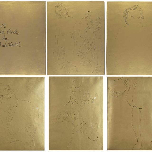 Andy Warhol — Золотая книга : шесть гравюр