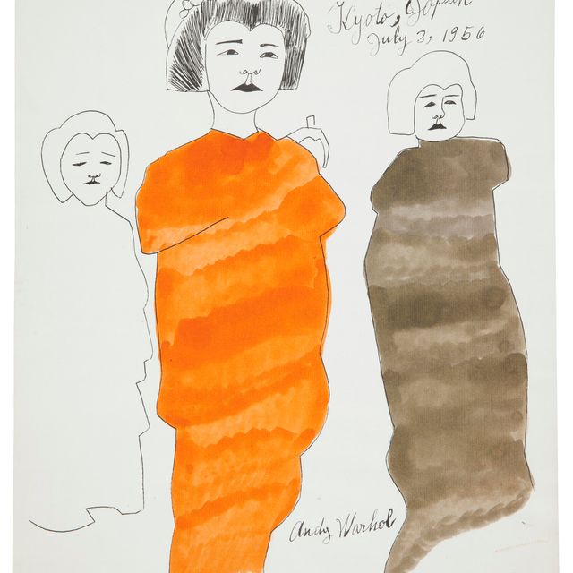 Andy Warhol — Киото, Япония - 3 июля 1956 года