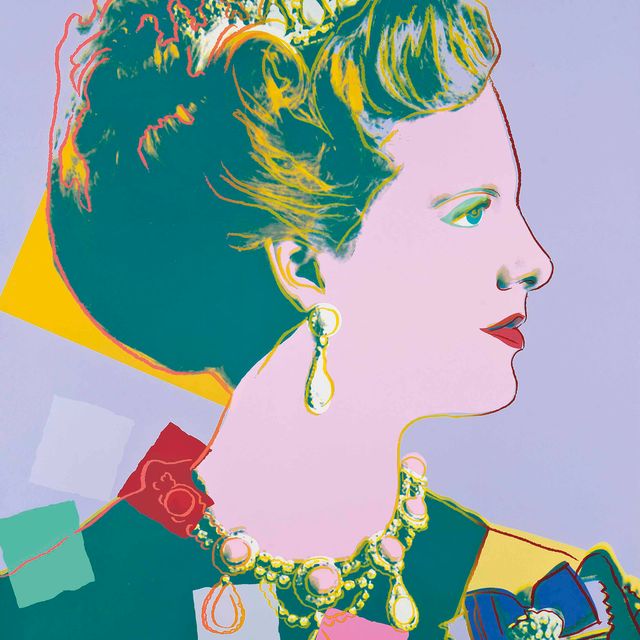 Andy Warhol — Королева Дании Маргрете II, от четырех правящих королев