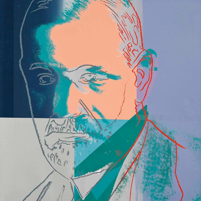Andy Warhol — Зигмунд Фрейд, из десяти портретов евреев двадцатого века