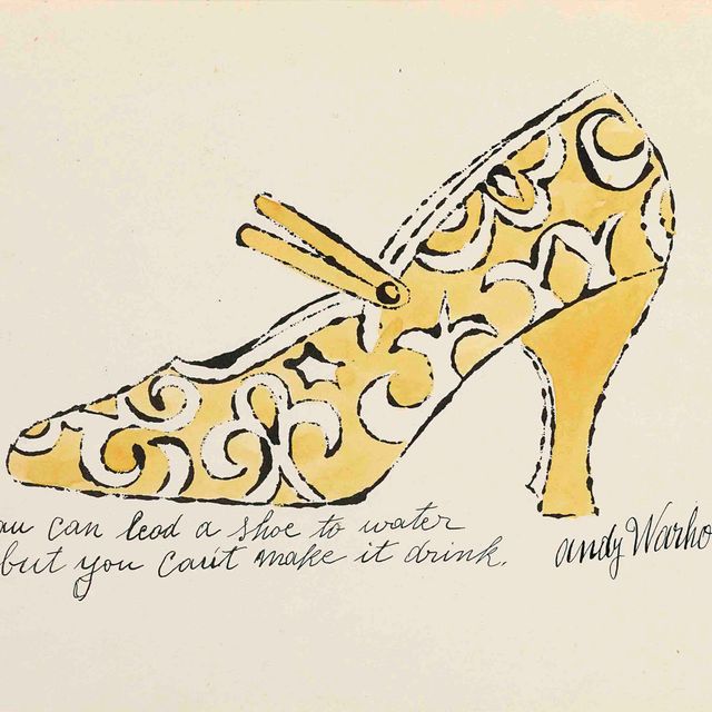 Andy Warhol — Исследование качества обуви: одна пластина (см. Feldman & Schellmann IV.83A-B)