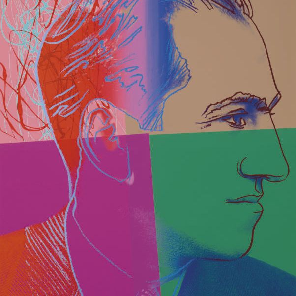 Andy Warhol — Джордж Гершвин, из "Десяти портретов евреев двадцатого века" (F. & S. 231)
