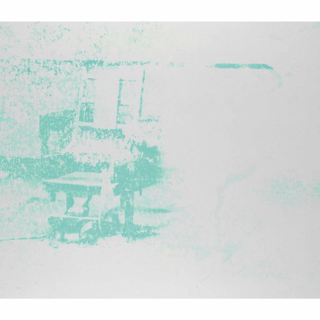 Andy Warhol — Электрические стулья: одна тарелка