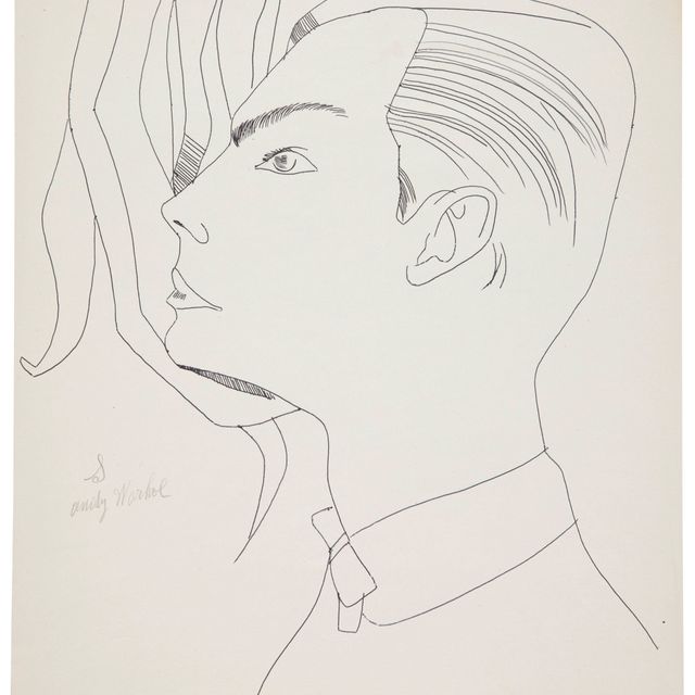 Andy Warhol — Молодой человек в галстуке-бабочке