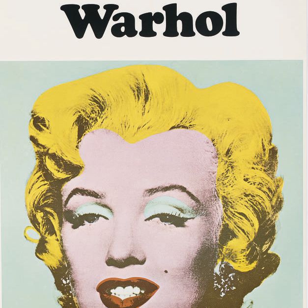 Andy Warhol — Плакат выставки Уорхола в галерее Тейт [Мэрилин] (не в F. & S.)