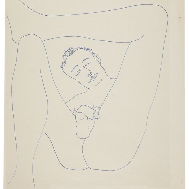 Andy Warhol — Лежащий обнаженный мужчина