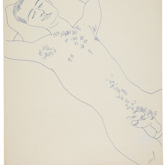 Andy Warhol — Лежащий обнаженный мужчина