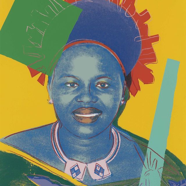 Andy Warhol — Королева Свазиленда Нтомби Твала, от: Reinging Queens (Королевское издание)