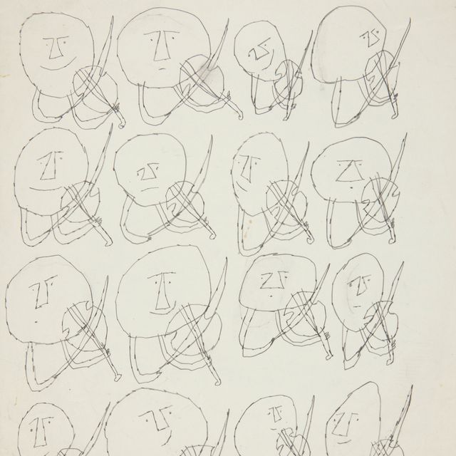 Andy Warhol — Шестнадцать Голов Эльфов Играют на скрипках