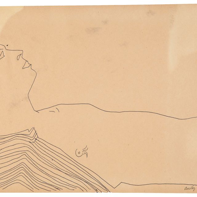 Andy Warhol — Молодой неопознанный мужчина