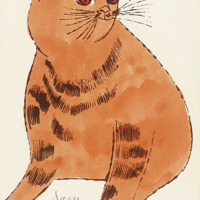 Andy Warhol — Сэм (от 25 кошек по имени Сэм и одной голубой киски)
