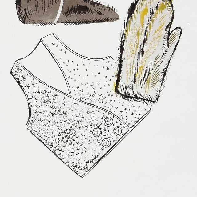 Andy Warhol — Шапка, Сапоги, Варежки, жилет, пояс и две сумочки