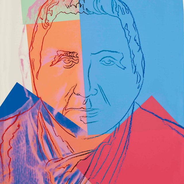 Andy Warhol — Гертруда Стайн, из "Десяти портретов евреев двадцатого века" (F. & S. II.227)