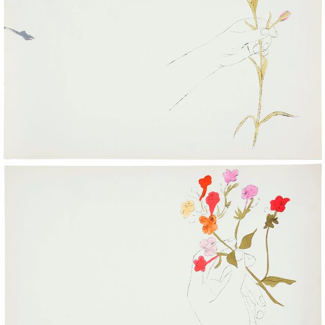 Andy Warhol — Золотая книга: две пластины (см. F. & S. IV.114 и IV.115)