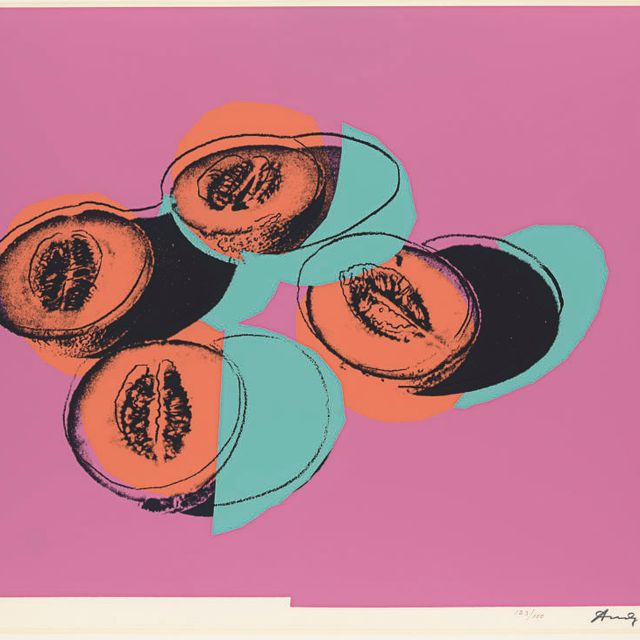 Andy Warhol — Канталупы II, из серии "Космические фрукты: натюрморты" (F. & S. II.198)