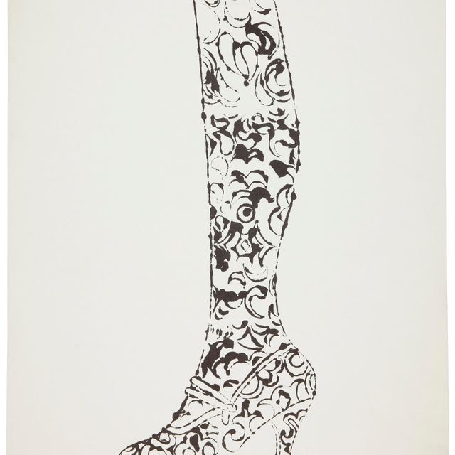 Andy Warhol — Ботинок и нога (см. F. & S. IV.85)