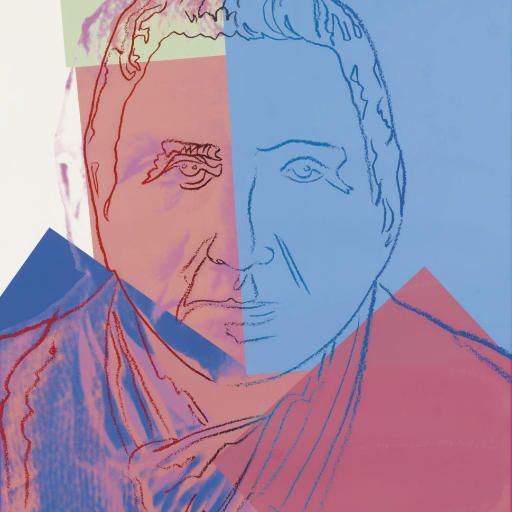 Andy Warhol — Гертруда Стайн, из "Десяти портретов евреев двадцатого века" (F. & S. 227)