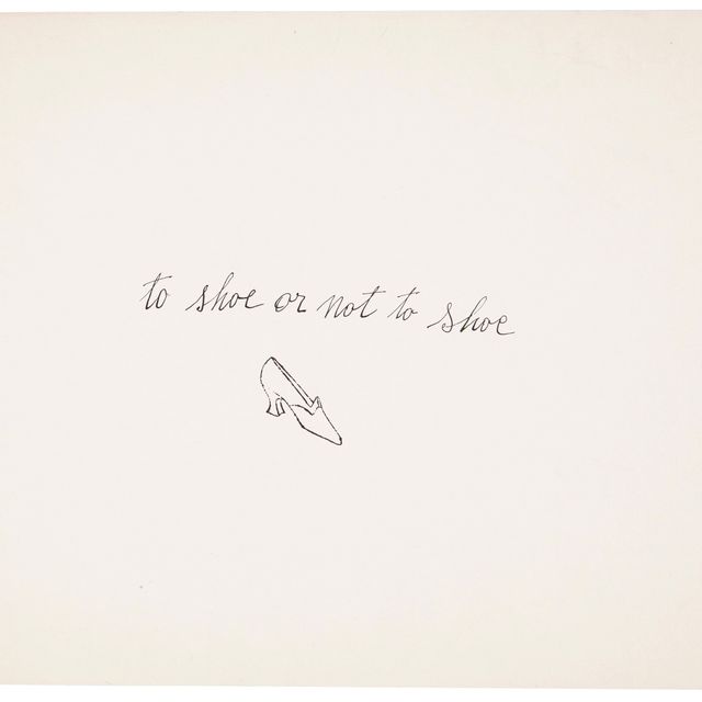Andy Warhol — Для исследования обуви: одна пластина (см. F. & S. IV.74A)