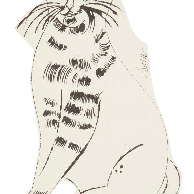 Andy Warhol — 25 кошек по имени [d] Сэм и одна голубая киска : одна табличка (см. F. & S. IV55B)