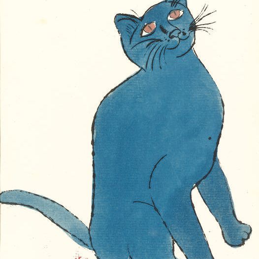Andy Warhol — Одна голубая киска из 25 котов по имени [d] Сэм и одна Голубая киска (F. & S. IV.68)