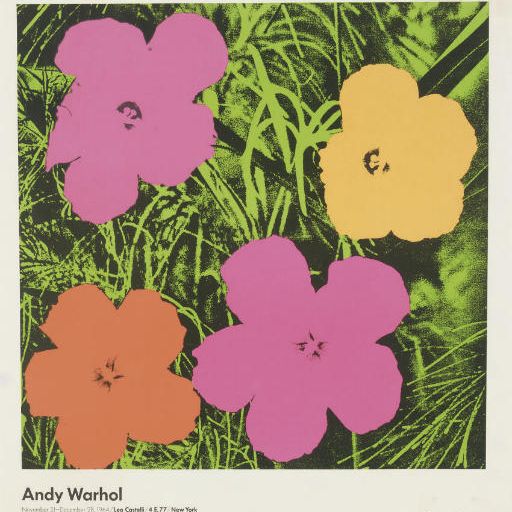 Andy Warhol — Афиша выставки [Цветы] (см. F. & S. 6)