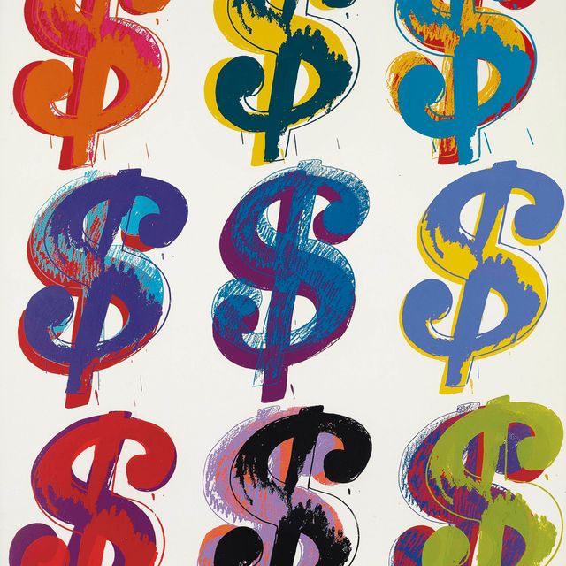 Andy Warhol — $ (9) (см. F. & S. II.285-286)
