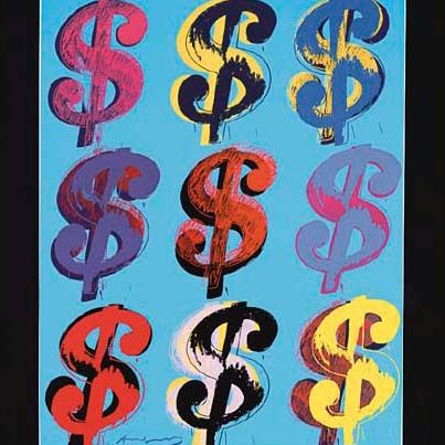 Andy Warhol — $ (9) (F. & S. II A.285-286)