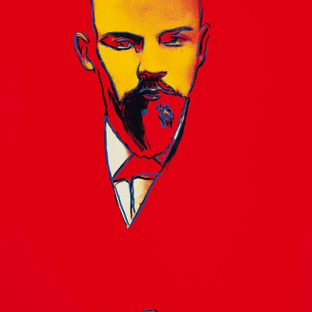 Andy Warhol — Красный Ленин