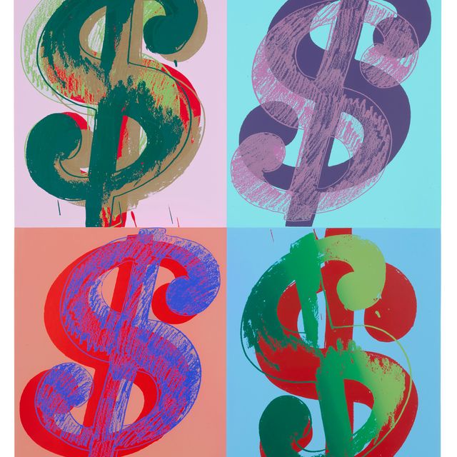 Andy Warhol — $ (Квадрант) : один отпечаток