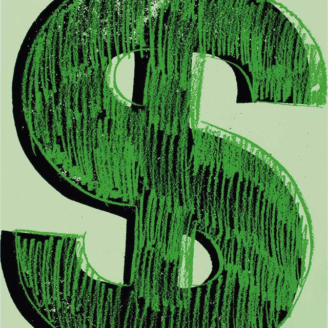 Andy Warhol — $ (1) : одна тарелка (см. F. & S. II.274)