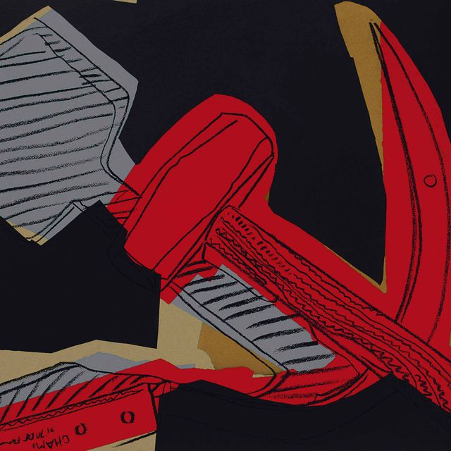 Andy Warhol — Серп и молот : одна тарелка