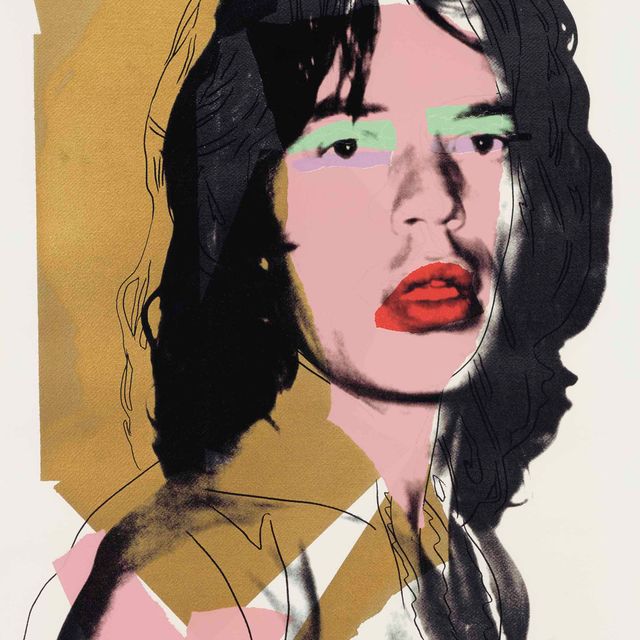 Andy Warhol — Мик Джаггер: одна тарелка