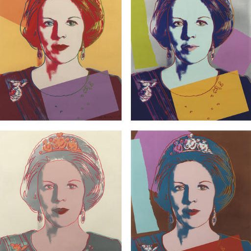 Andy Warhol — Королева Нидерландов Беатрикс, от: Правящих королев (Фельдман и Шеллман, 338-341)