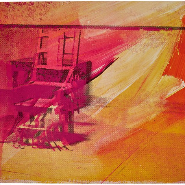 Andy Warhol — Электрический стул : один отпечаток