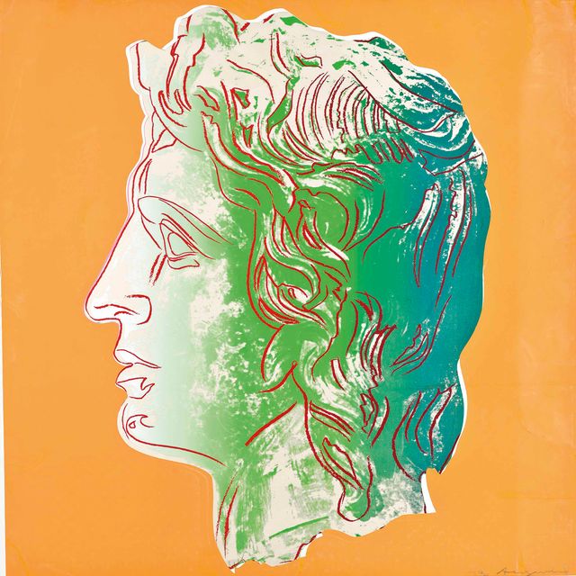 Andy Warhol — Александр Македонский: одна табличка (см. Feldman & Schelmann II. 291-292)