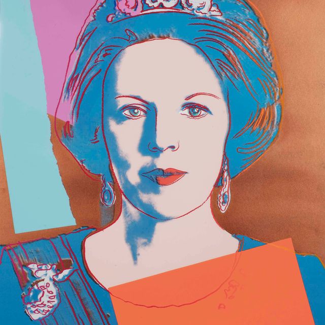 Andy Warhol — Королева Нидерландов Беатрикс (из "Царствующих королев" (F.S. 338))