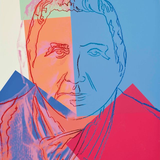 Andy Warhol — Гертруда Стайн, из "Десяти портретов евреев двадцатого века" (F. & S. II.227)