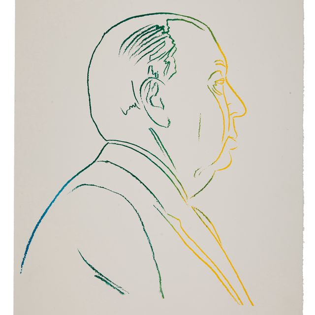 Andy Warhol — Альфред Хичкок (см. Ф. И.о. III.14)