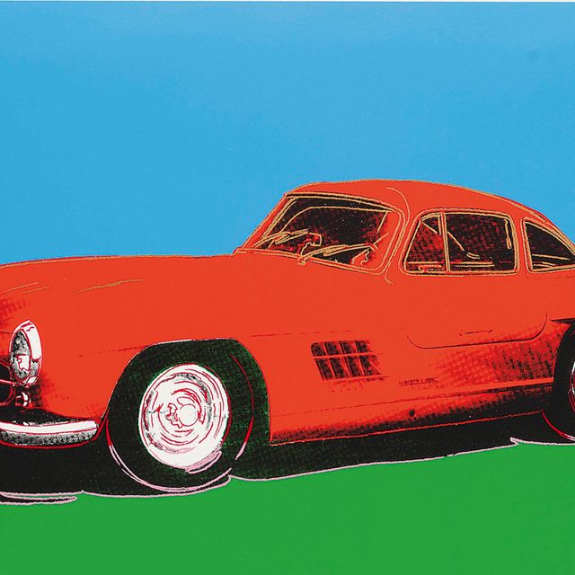 Andy Warhol — Автомобили Mercedes 300 SL Gulwing